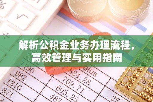 南通解析公积金业务办理流程，高效管理与实用指南
